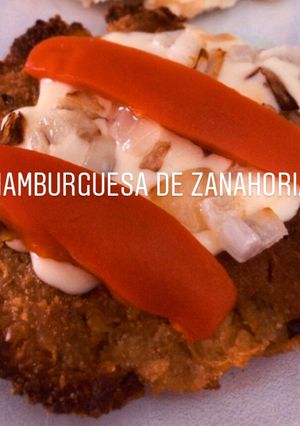 Una foto de Hamburguesa de zanahoria 🥕