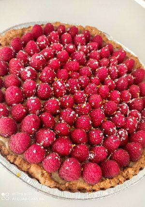 Une photo de Tarte aux framboises