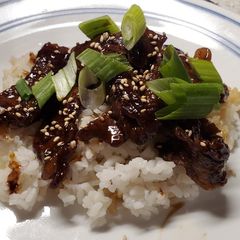 A picture of Lauren's Bulgogi.