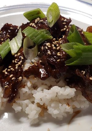 A picture of Lauren's Bulgogi.