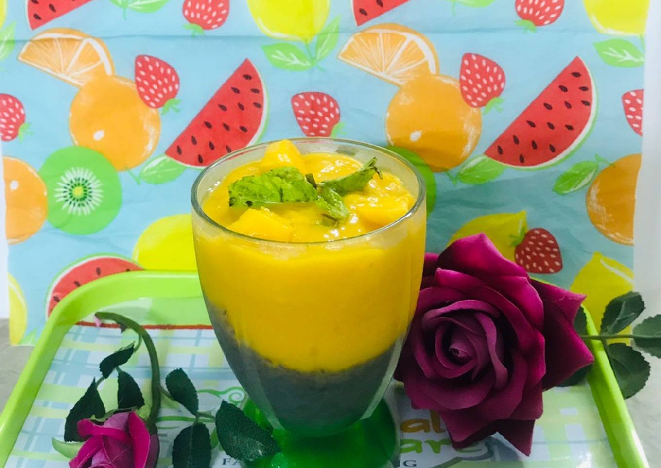 Chia seeds mango ðŸ¥­ pudding