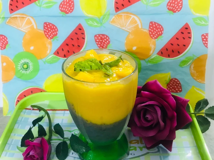 Easy Steps to Prepare Chia seeds mango 🥠pudding the  Makes Drooling Tasty