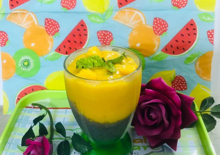 Recipe of Any-night-of-the-week Chia seeds mango 🥭 pudding
