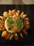 Scampis au riz