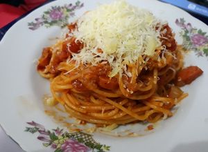 Foto resep Spaghetti bolognese La Fonte