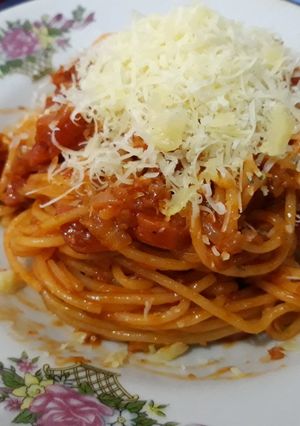 Foto resep Spaghetti bolognese La Fonte