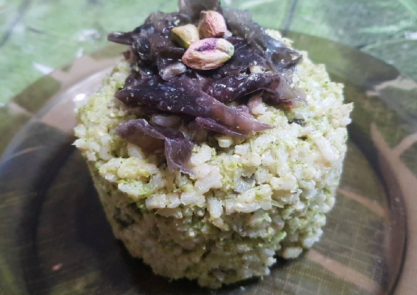 'Risotto' de aguacate y brócoli