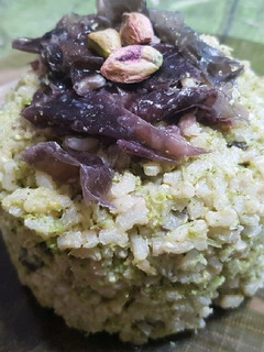 Una foto de 'Risotto' de aguacate y brócoli