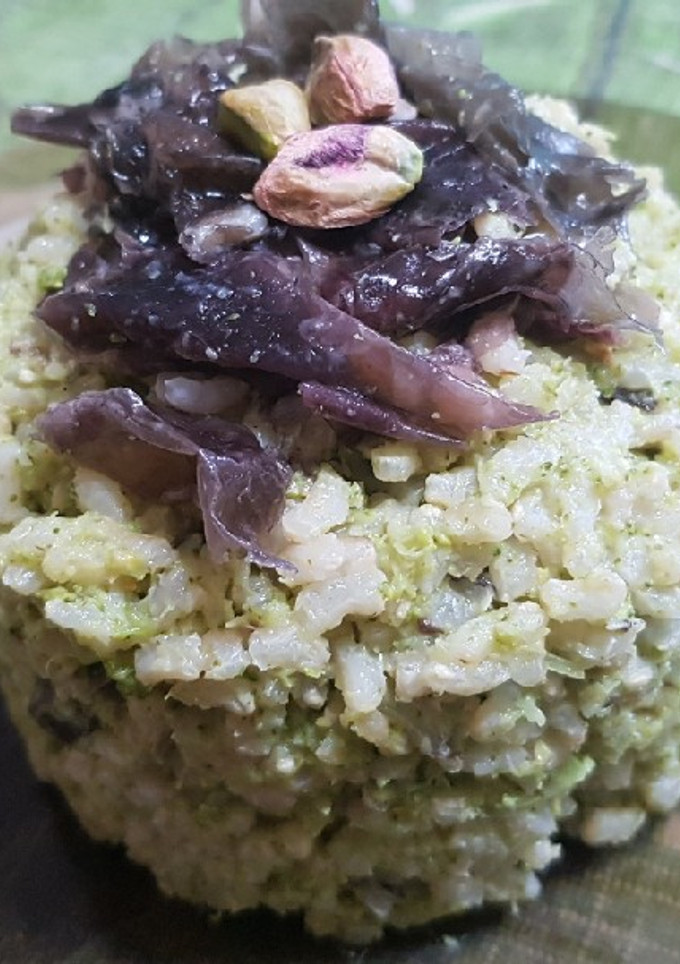 Una foto de 'Risotto' de aguacate y brócoli