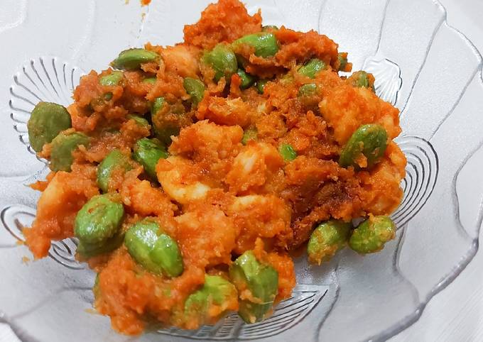 Resep: Sambel goreng udang pete Simpel