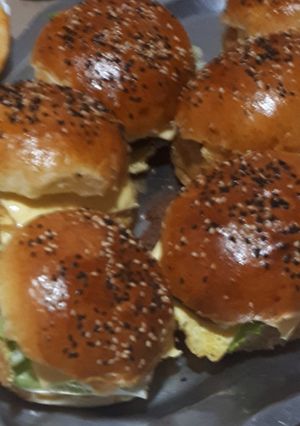 صورة لوصفة خبز البرغر