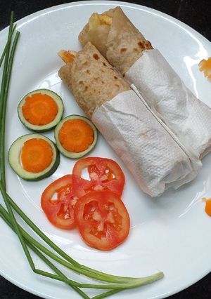 A picture of Chapati Chips Roll.