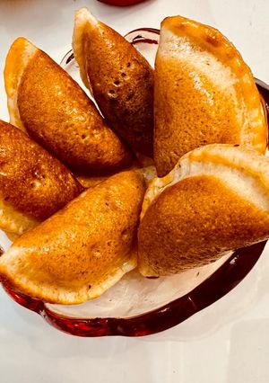 صورة لوصفة قطايف الايرفراير 😌🥟