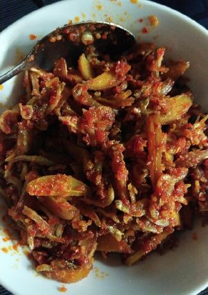 Foto resep Balado teri jengkol