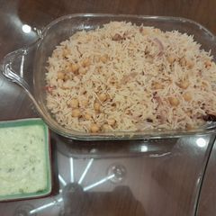 A picture of چنا پلاو.