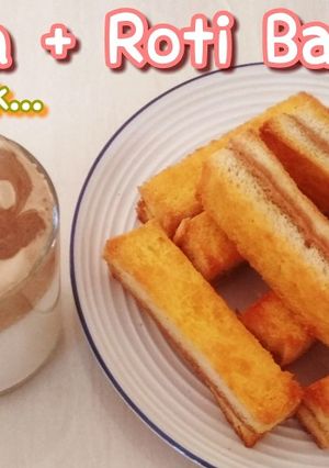 Foto resep Dalgona + Roti Bakar