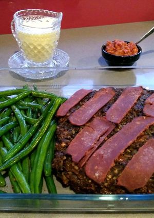 A picture of Vegan Meatloaf - wip.