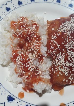 Una foto de Suprema de Pollo con Salsa Dulce