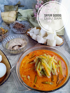 Foto resep Sayur Godog Labu Siam (kuah lontong/ketupat)