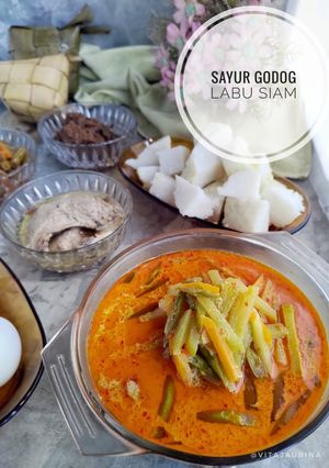 Foto resep Sayur Godog Labu Siam (kuah lontong/ketupat)