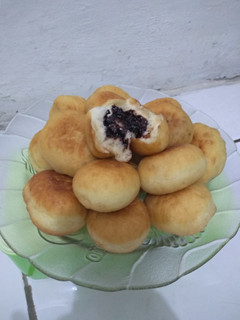 Foto resep Roti Goreng Isi Coklat (Eggless)