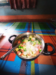 A picture of How to make:Fruit soup.