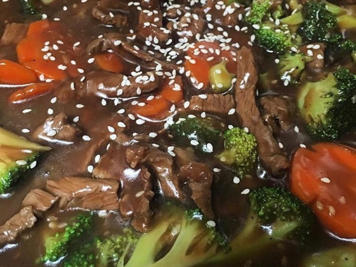 Recipe Saucy Beef Sirloin Strips w/ Broccoli & Carrots the Perfect You can take Joss in your mouth