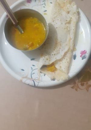 A picture of मसाला दोसा । Masala Dosa Recipe.