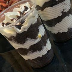 A picture of Chocolate cake parpait.