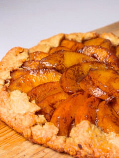 Una foto de Galette de melocotón