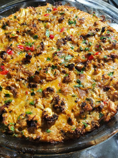 Una foto de Tortilla de coliflor al horno