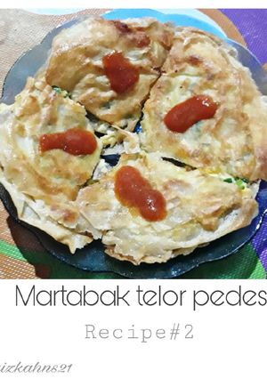 Foto resep Martabak telor pedess