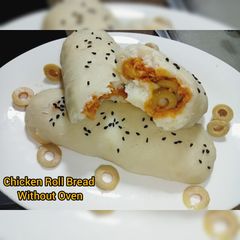 Chicken Roll Bread without Oven A picture of Chicken Roll Bread without Oven.