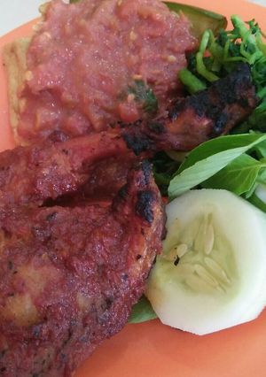 Foto resep Ayam panggang sambal bajak