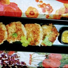 A picture of Sabudana Vada.