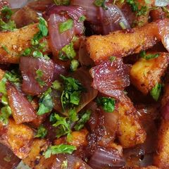 A picture of Black pepper and red chilli Panner.