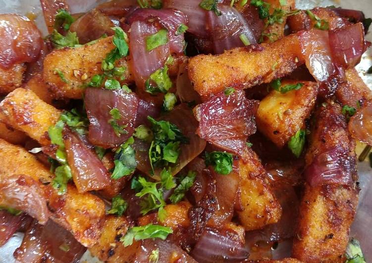 Recipe of Favorite Black pepper and red chilli Panner