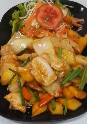 รูปของ ไก่ผัดสัปรด