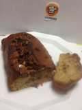 Queque banana con chips, chocolate!!