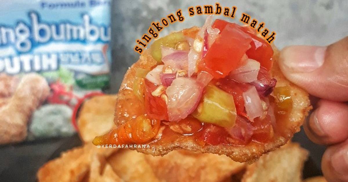 Resep Singkong Sambal Matah예르다 Oleh Yerda Fahrana 예르다 파흐라나 Cookpad