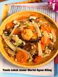 Tumis Lobak Jamur Wortel Ayam Giling