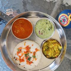 A picture of Set Dosa with Sagu.