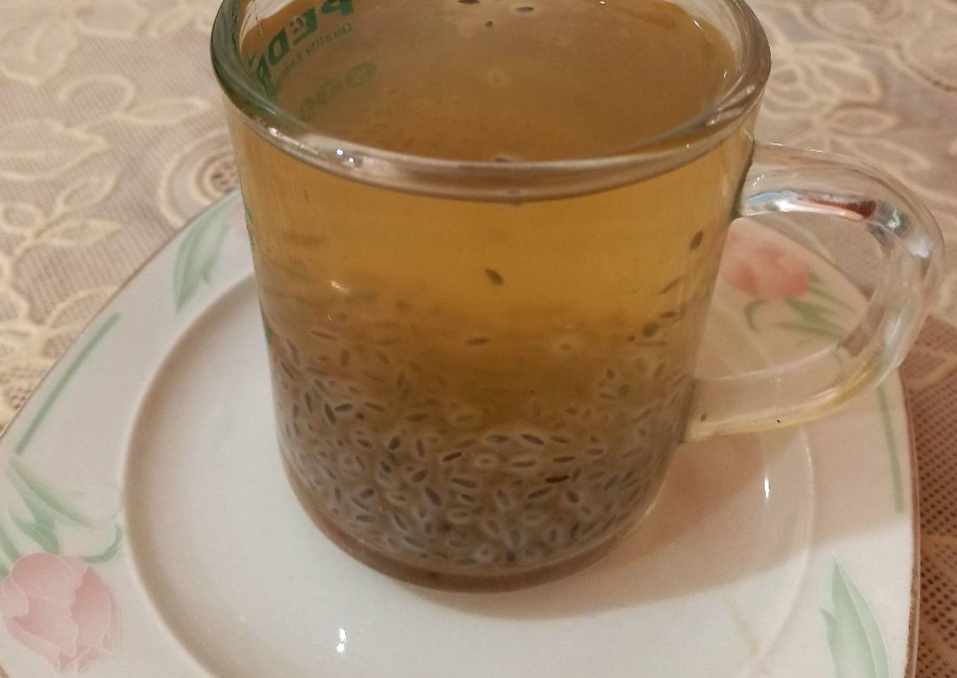 Drink with brown sugar, honey and tukham balangoo 🍸🍸