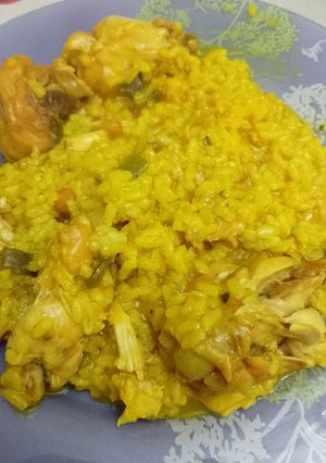 Una foto de Arroz con pollo