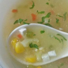 A picture of Sweet corn soup.