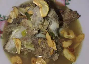 Masakan Unik Kaldu tulang sapi Nikmat Lezat