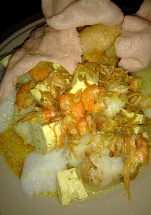 Foto resep Sayur kupat udang tahu
