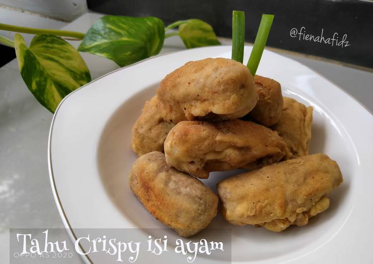 Resep Tahu Crispy Isi Ayam Bikin Ngiler Resepi Viral