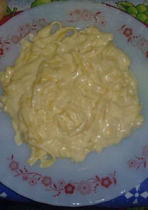 Una foto de Salsa cuatro quesos