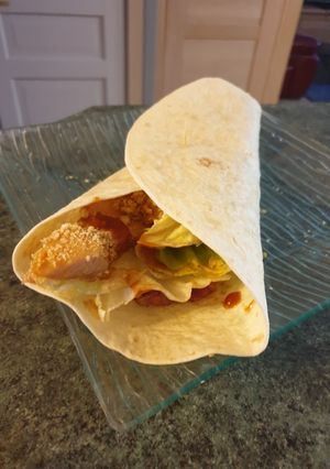 Une photo de Wraps poulet bacon